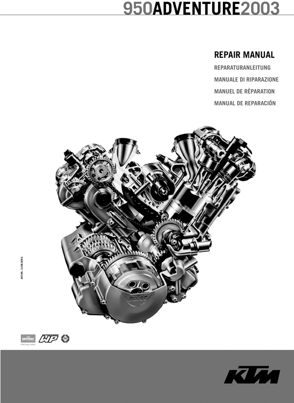 Product picture KTM 950ADVENTURE 2003 Service manual